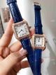 High Replica Cartier Santos-Dumont de Watches Diamond-set Leather Strap (6)_th.jpg